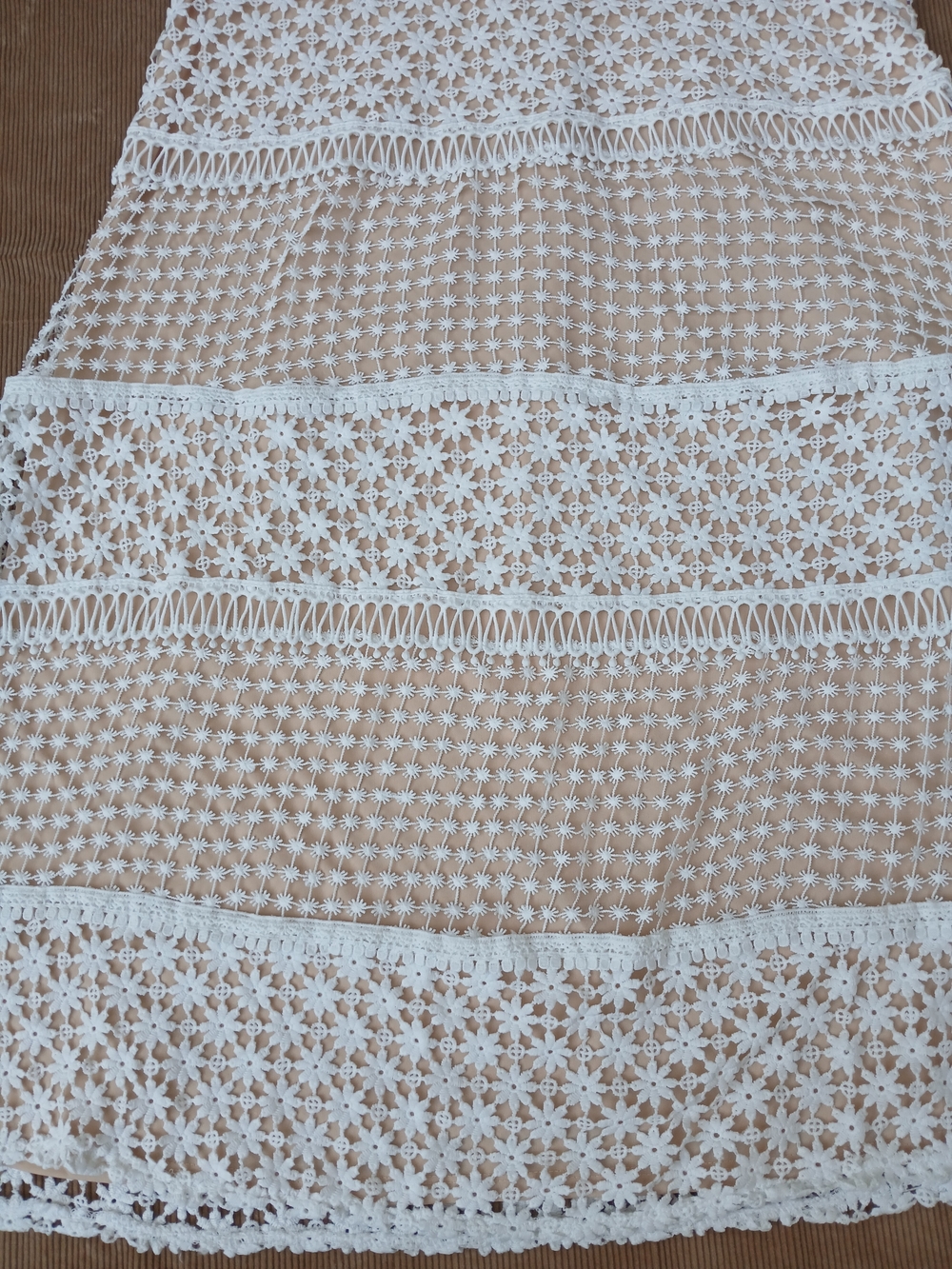 Lulus My Dearest White Lace Crochet Midi Dress - Size XL - Picture 6 of 15